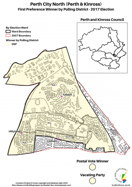 Perth City North Ward Map