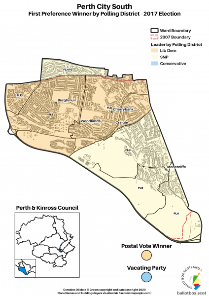 Perth City South Ward Map 2017