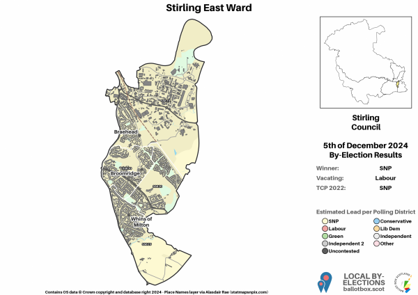 Stirling East BE Ward Map