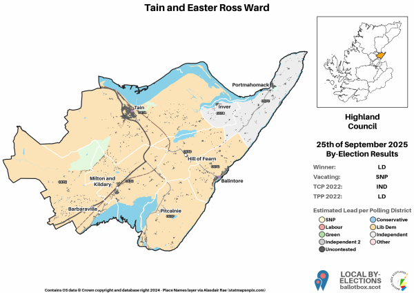 TER BE25 Ward Map