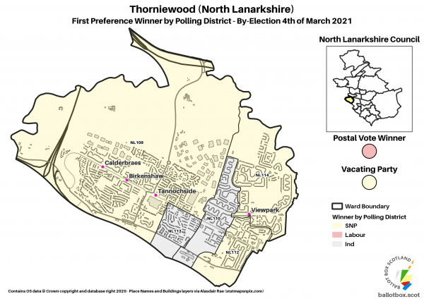 Thorniewood BE Ward Map